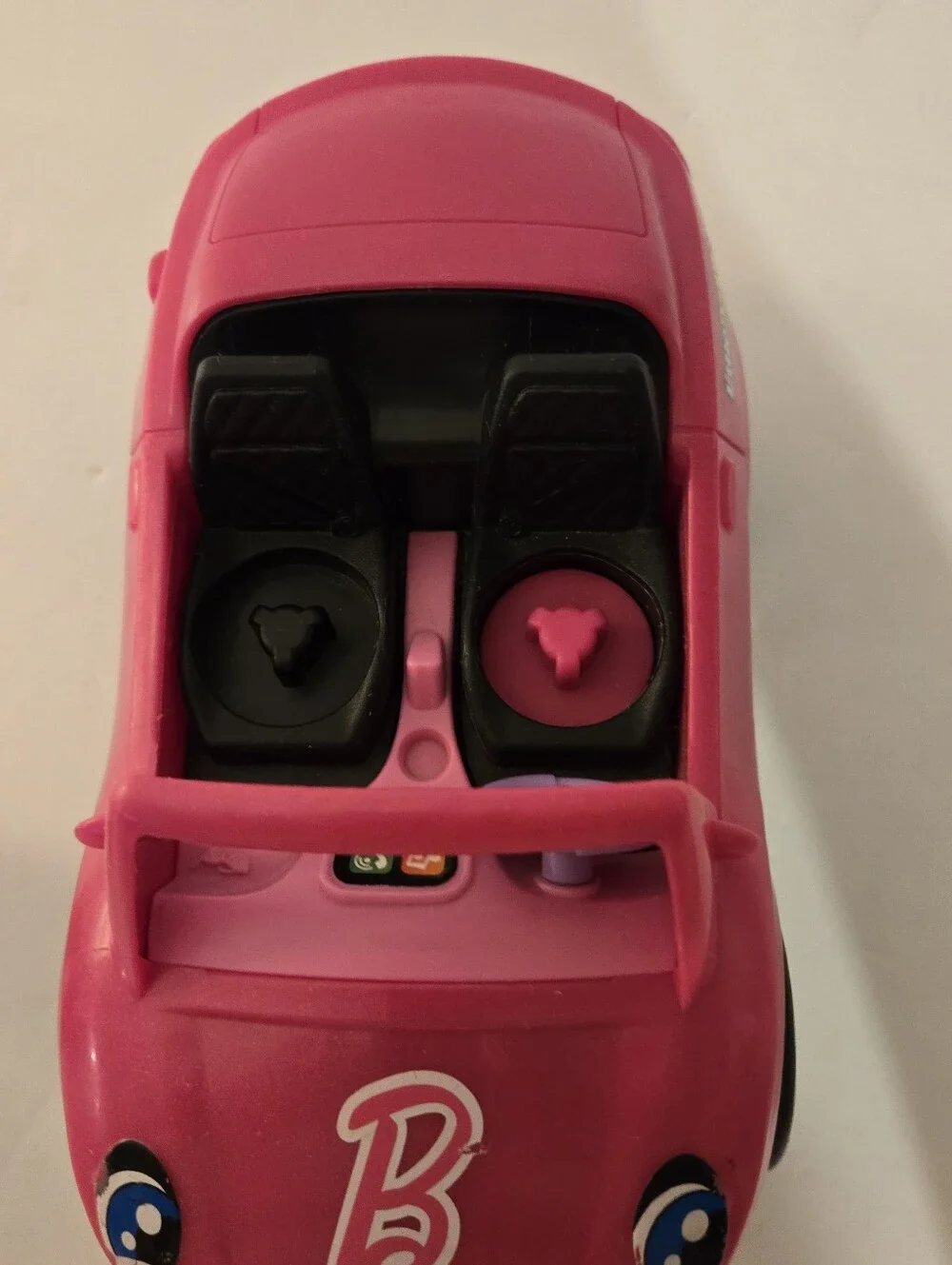 Fisher Price Little People Barbie Pink Convertble Music/Sounds 2 Figures Works